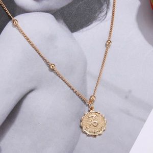 Capricorn Zodiac Coin Necklace